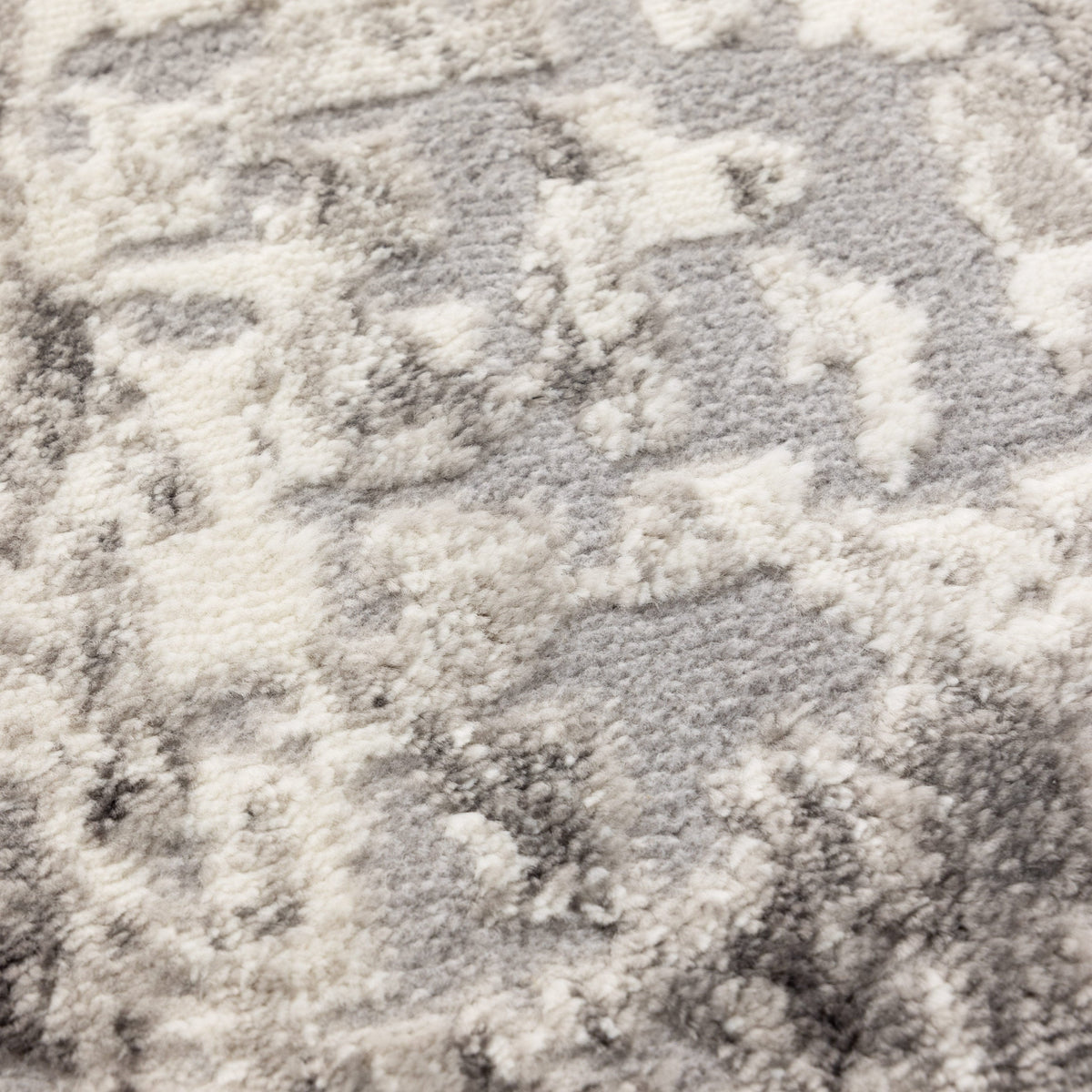 Emerald Abstract Grey Rug - JADE003
