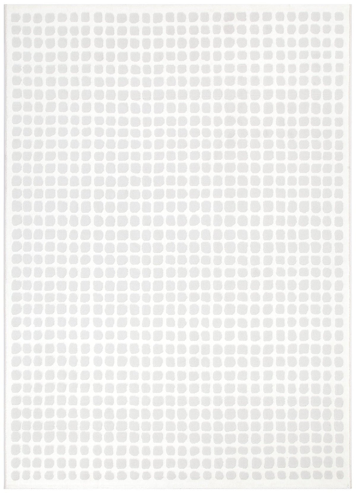 Emerald Geometric Shapes Cream Grey Rug - JADE005