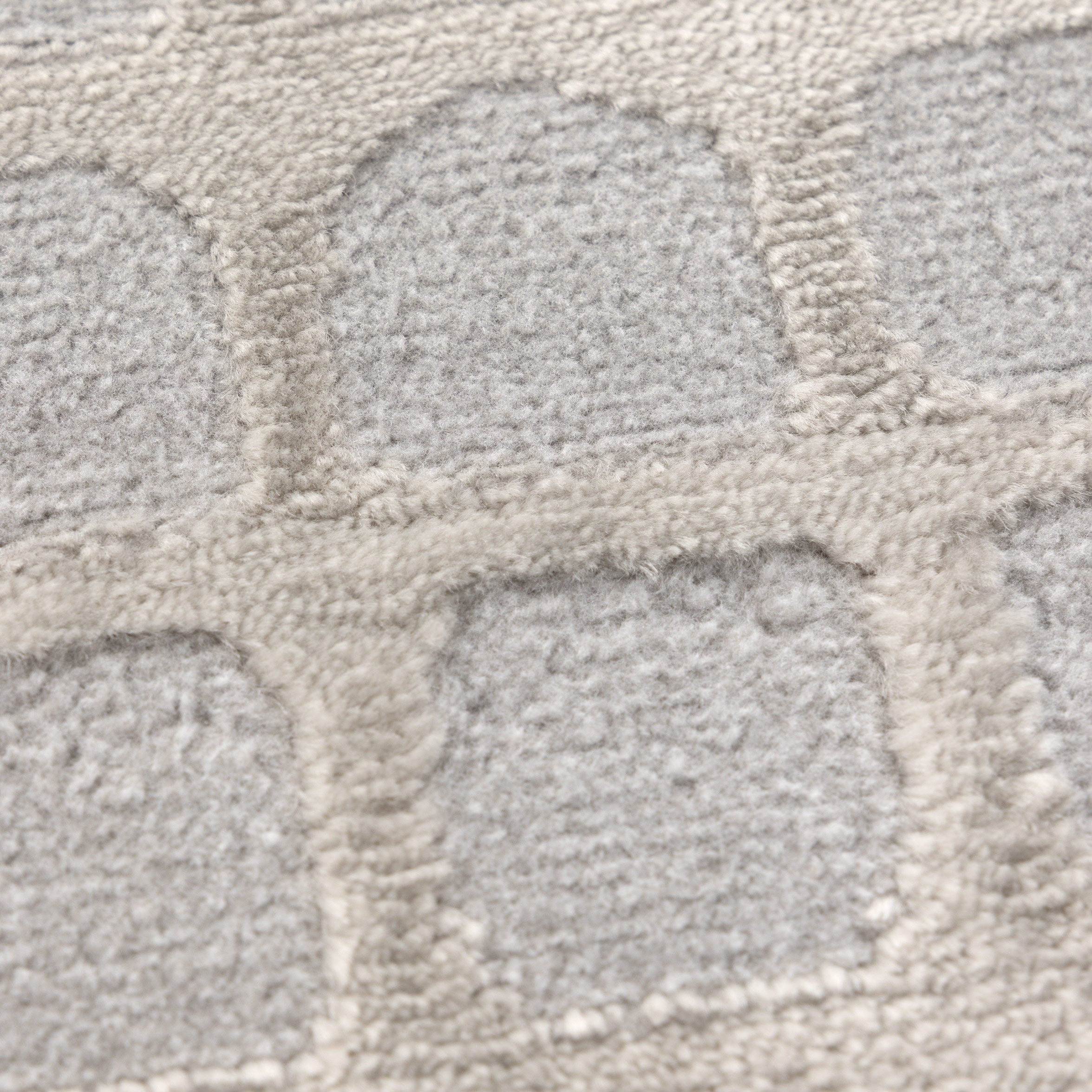 Jade Geometric Shapes Grey Rug - JADE006