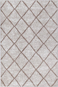 Kimberley Trellis Latte Contemporary Rug