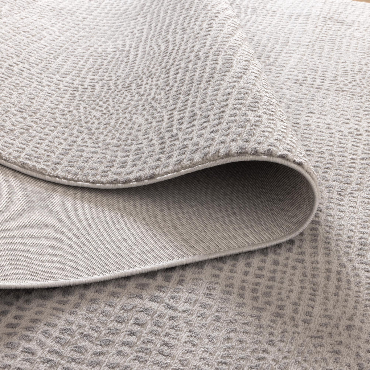 Kara Cobbelstone Grey Rug