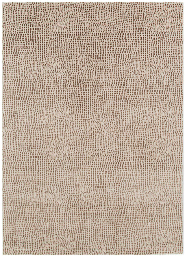 Kara Cobblestone Brown Beige Rug