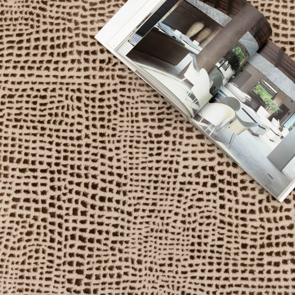 Kara Cobblestone Brown Beige Rug