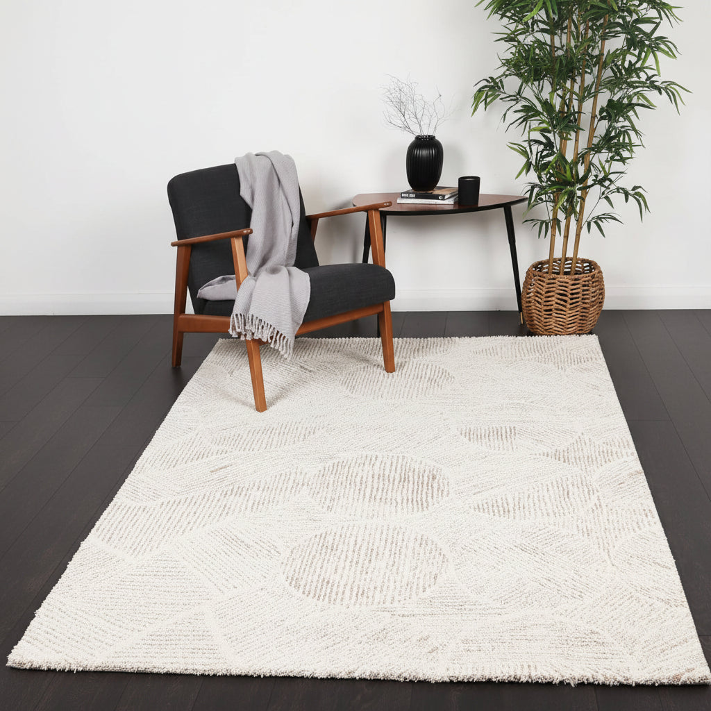 Legend Tyr Geometric Cream Rug