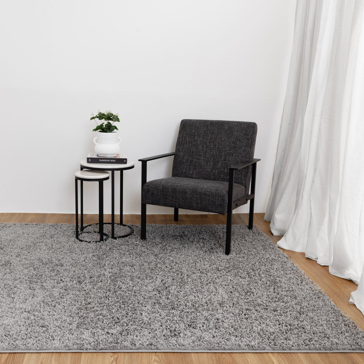 Tuscany Shag Light Grey