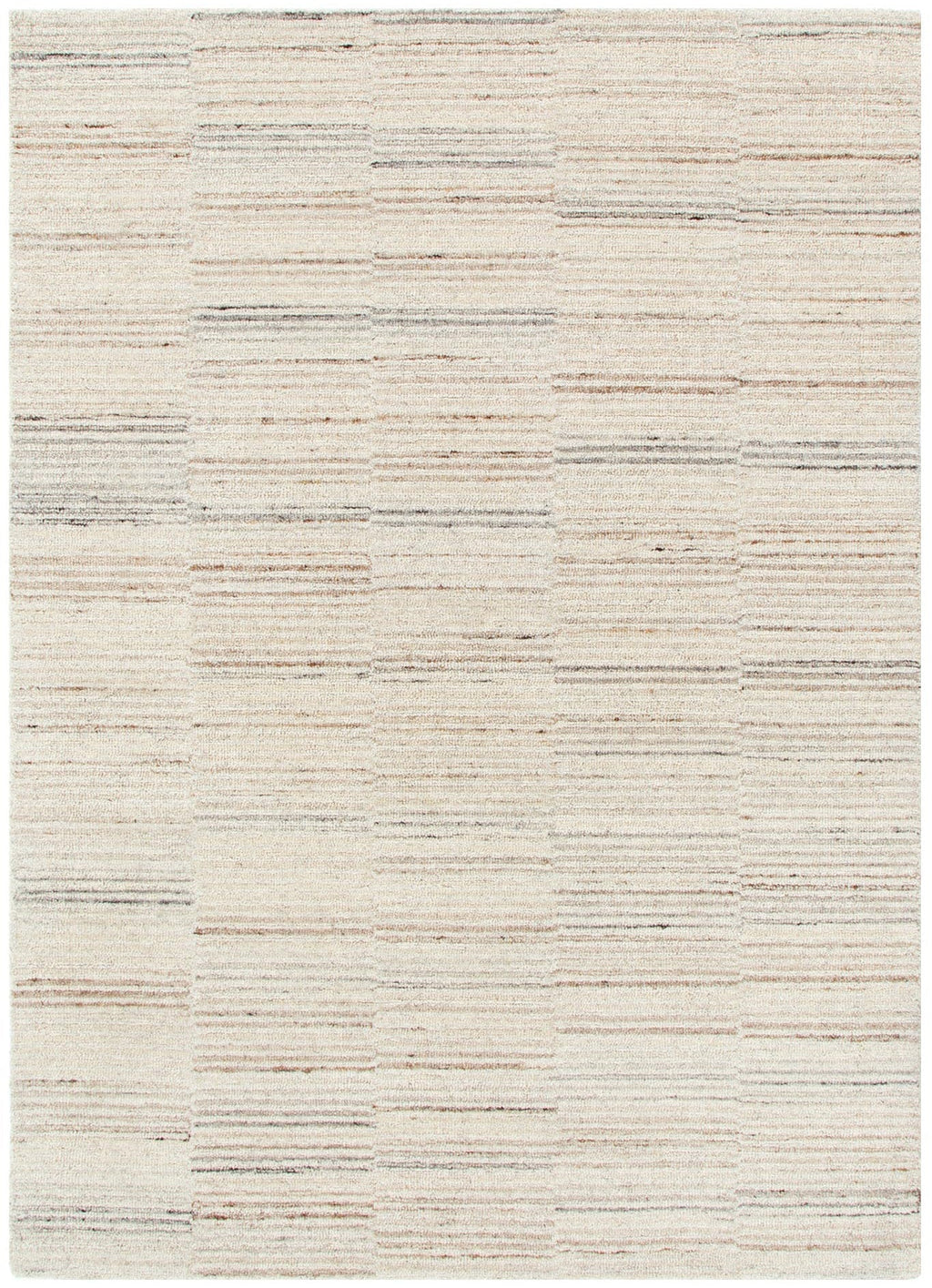 Praia Lines Natural Wool Rug