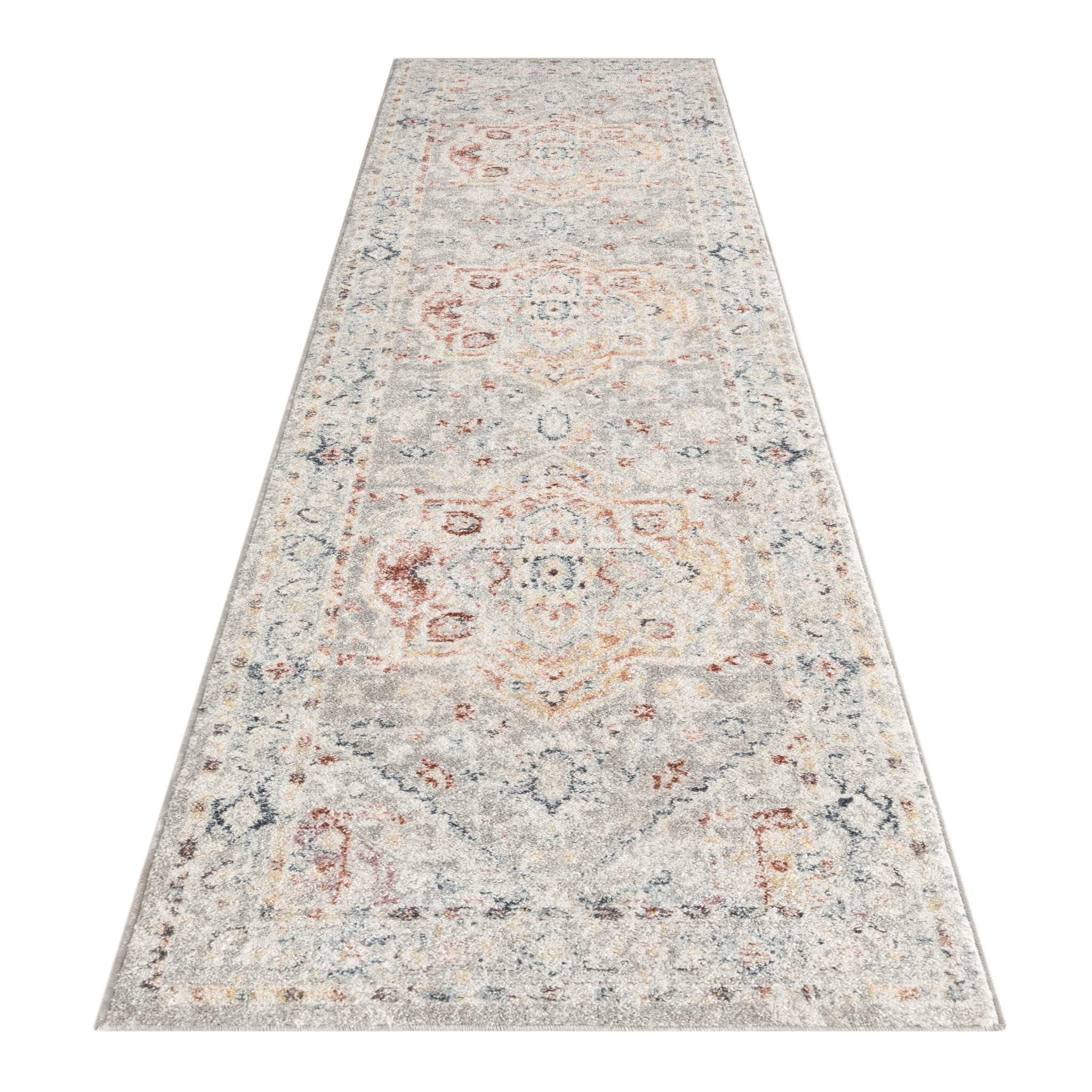 Luna 7406 Lt Grey Hallway Runner