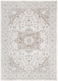 Maya Medallion Cream and Beige Rug - M104