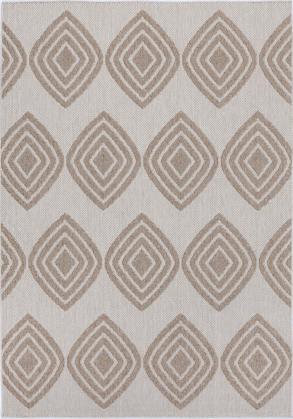 Maldives Modern Indoor/Outdoor Beige Rug (New landed)