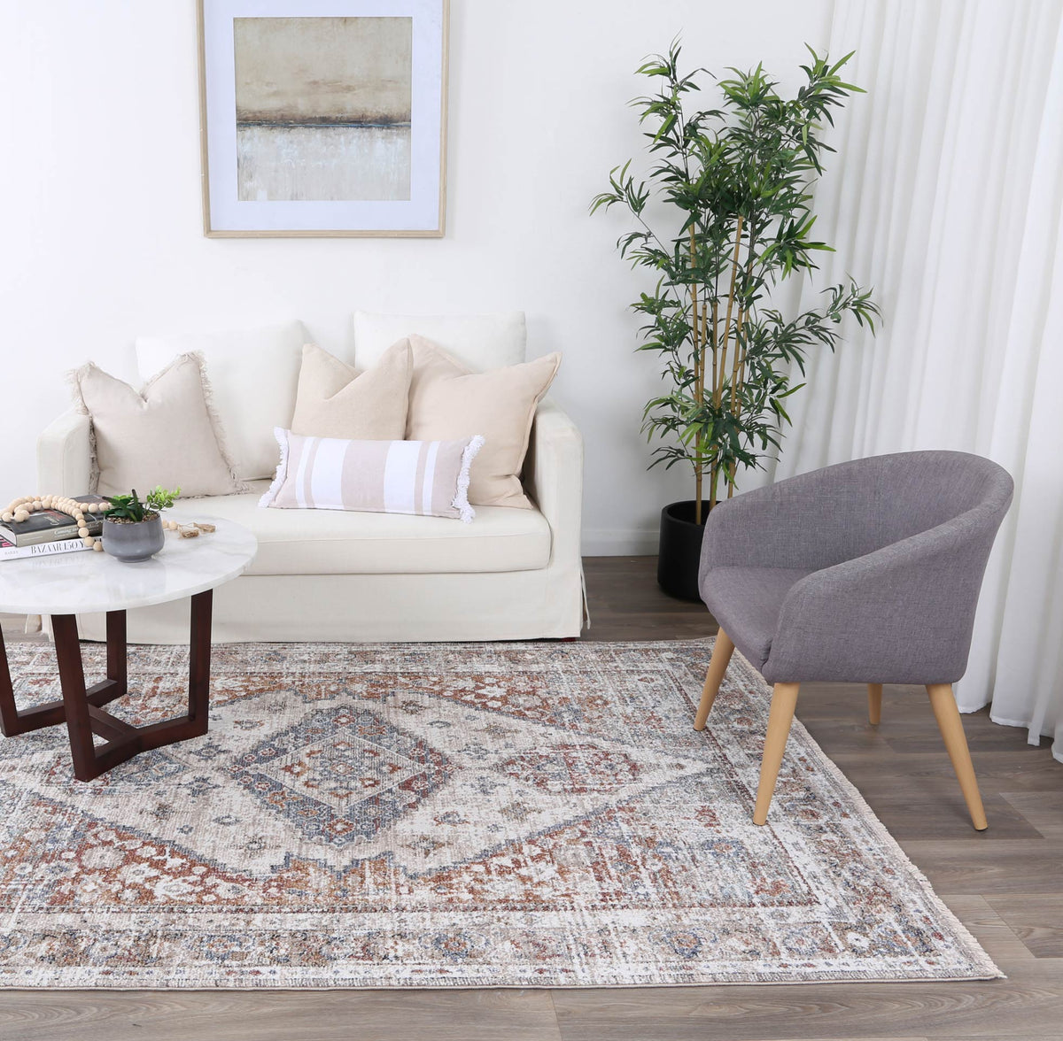 Savannah Shriaz Multi Traditional Soft Rug