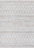 Maryland Tabriz Beige Geometric Soft Rug