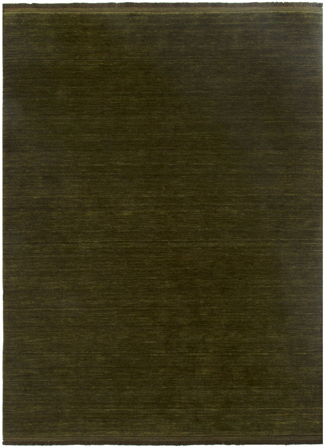 Nantucket Hand-Knotted Wool Rug Green