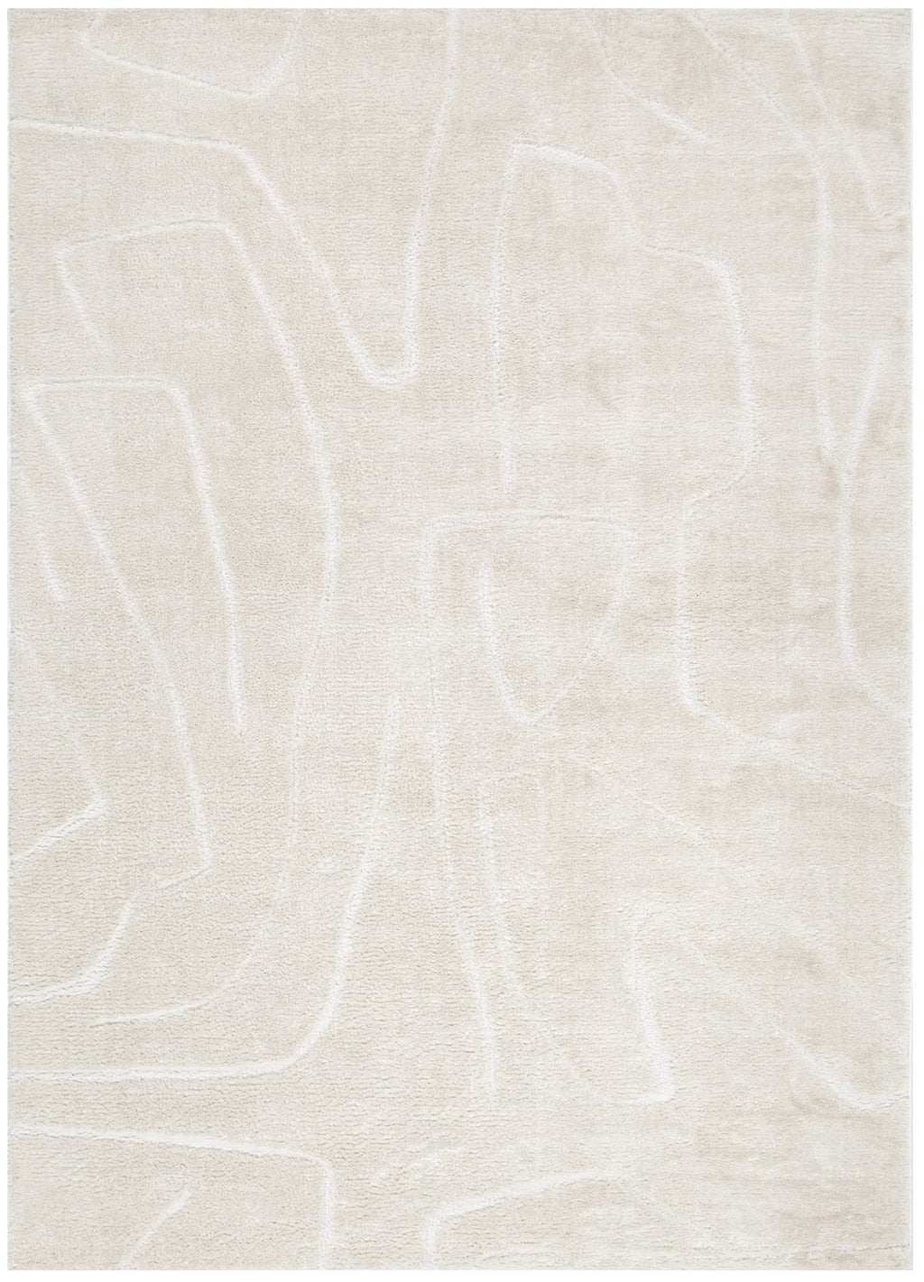 Mila Modern Lines Cream Rug - MIL4