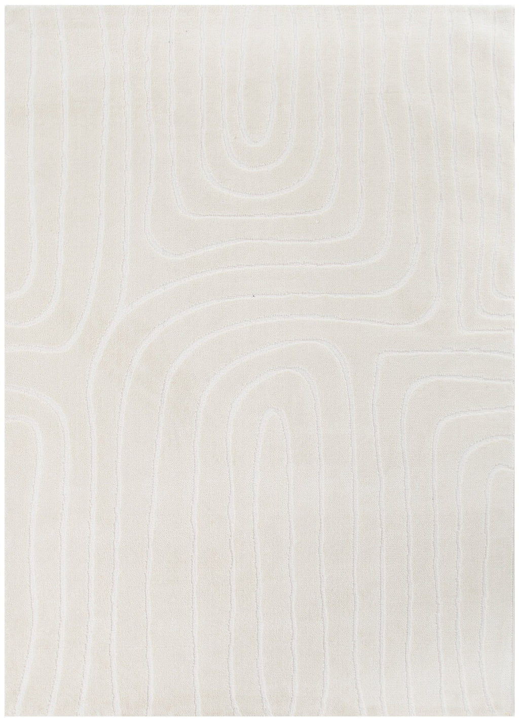 Mila Arch Lines Cream Rug - MIL7: New Arrival