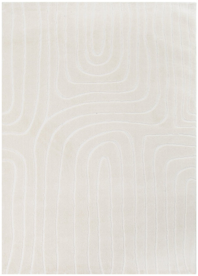Nila Arch Lines Cream Rug - MIL7: New Arrival