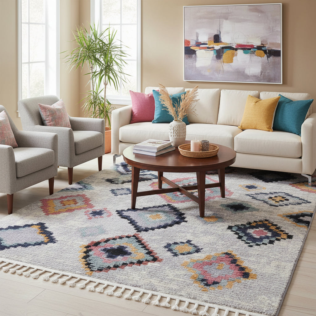 Moda Tribal Ash Rug (Morocco)