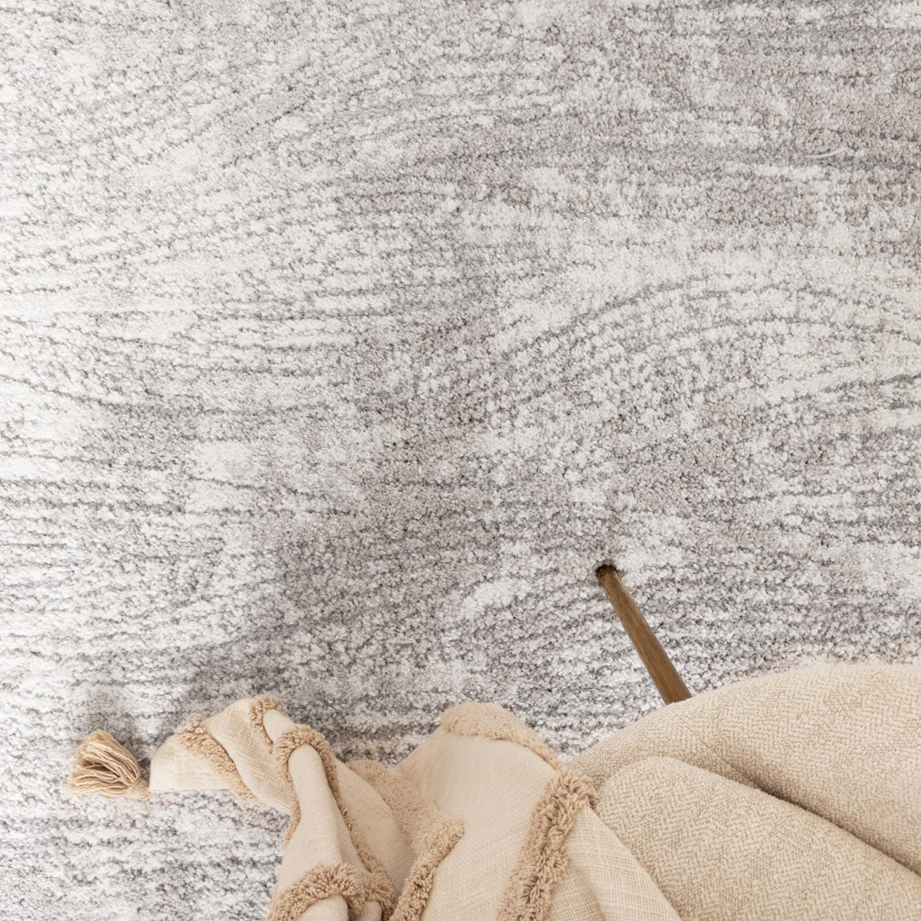 Nola Carved Grey Rug - N003