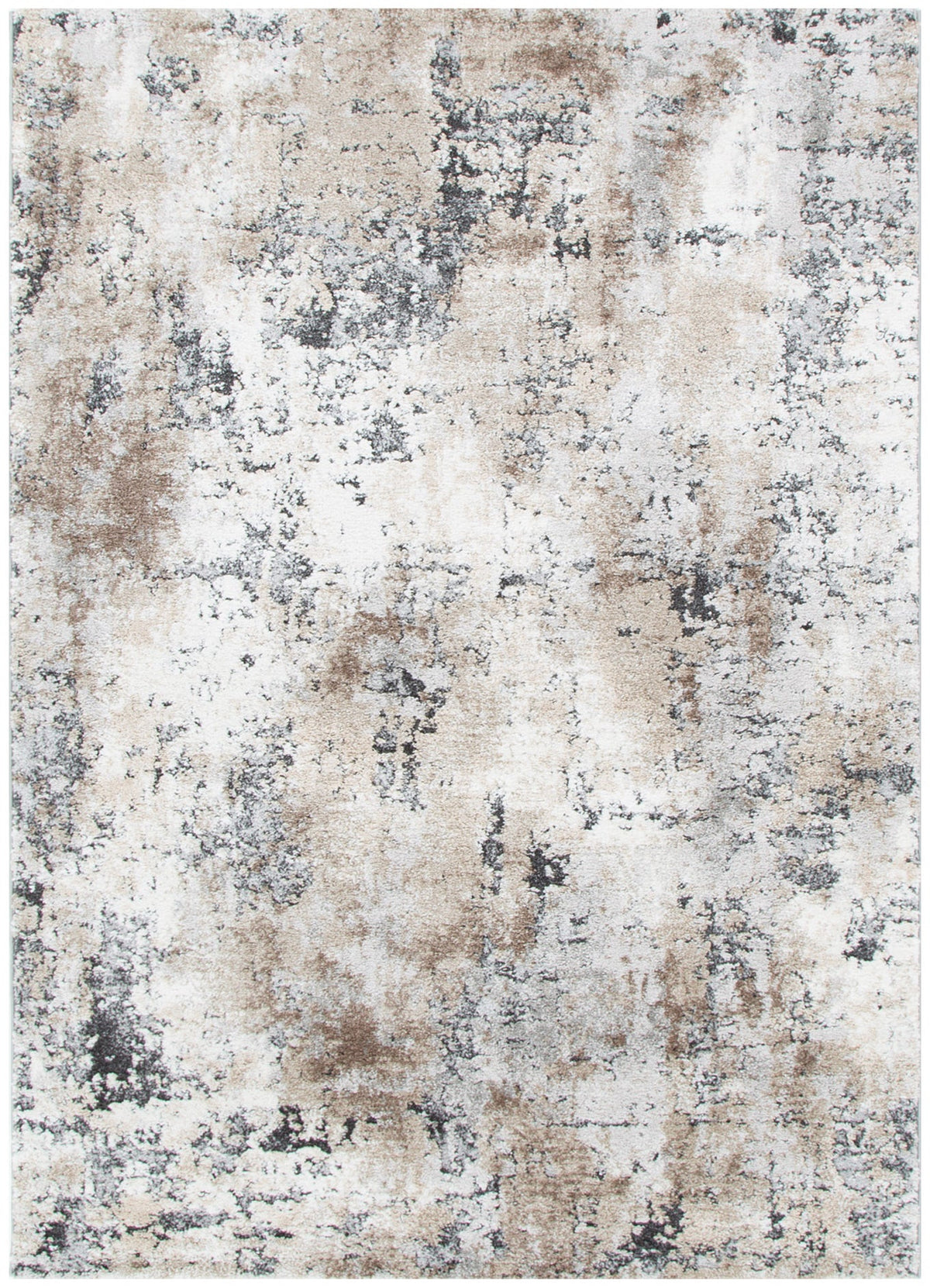 Nolita Abstract Grey Beige Rug - N006