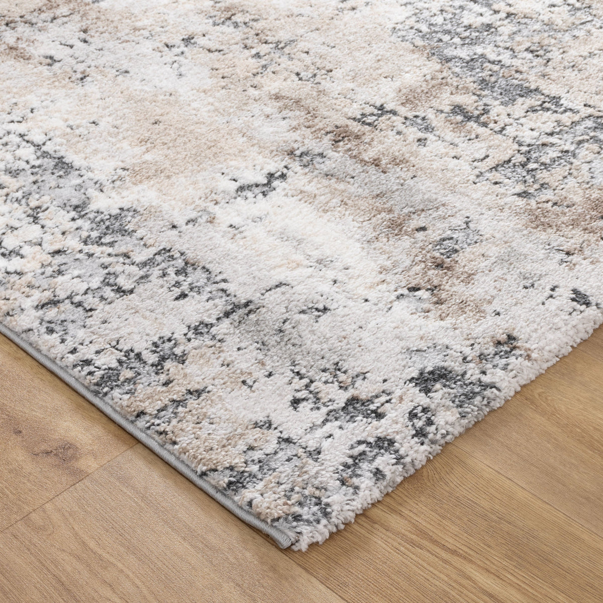 Nolita Abstract Grey Beige Rug - N006