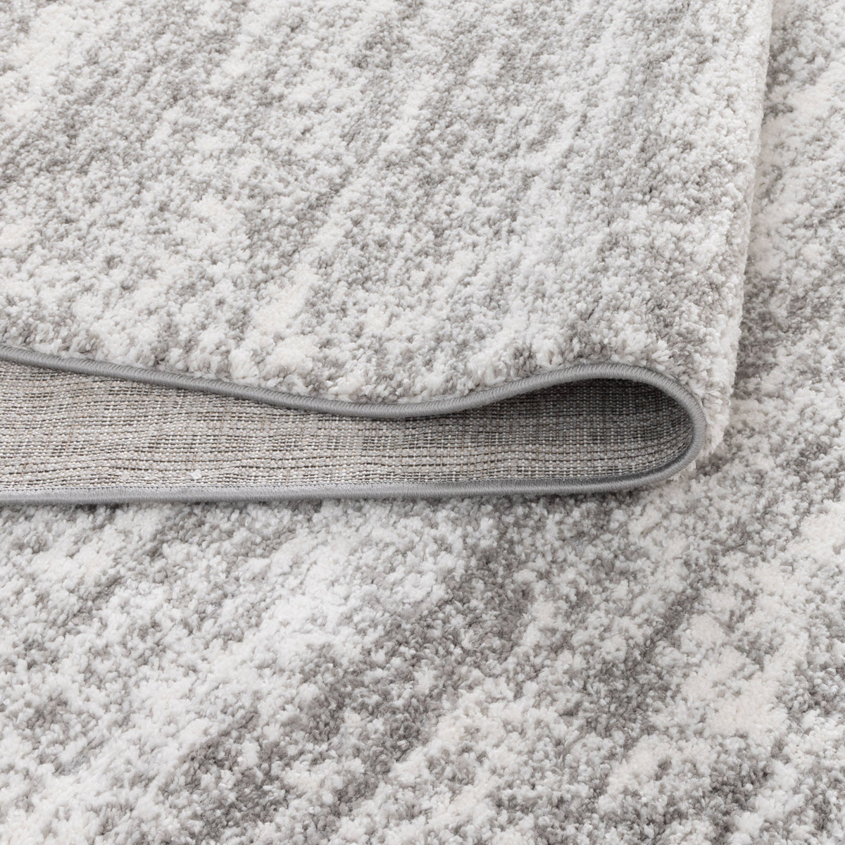 Nolita Canvas Abstract Grey Rug - N008