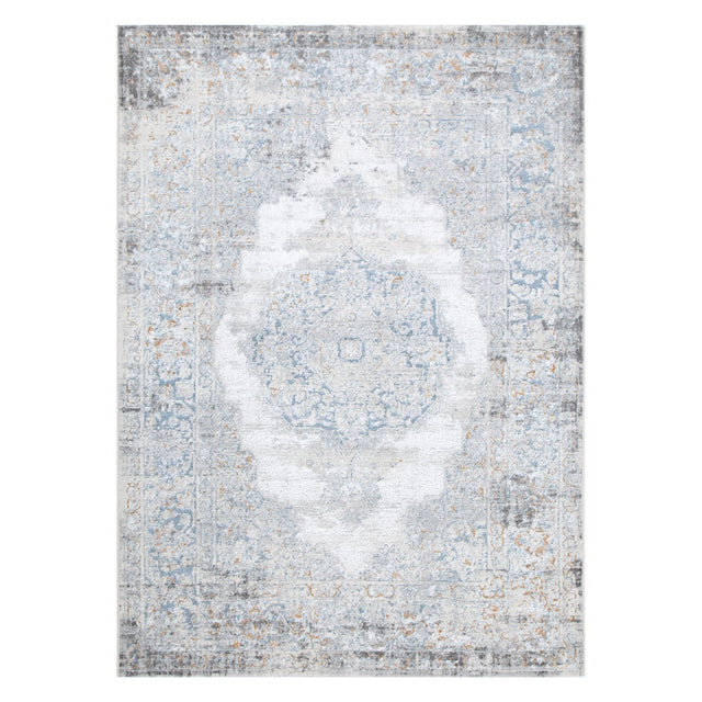 Pierre Cardin Marina Medallion Blue Rug