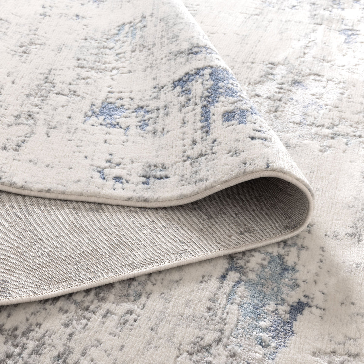 Pierre Cardin Marina Abstract Blue Rug