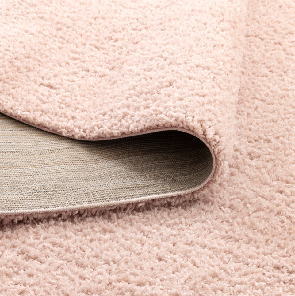 Lune Shaggy Blush Pink Rug