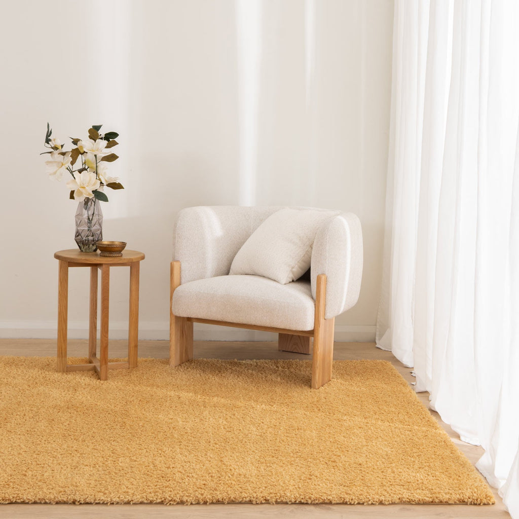 Lune Shaggy Ochre Rug