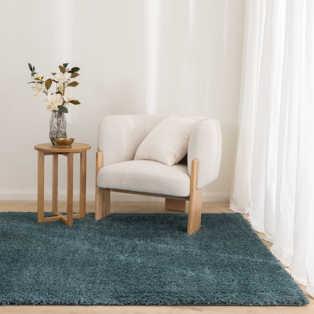 Lune Shaggy Teal Rug