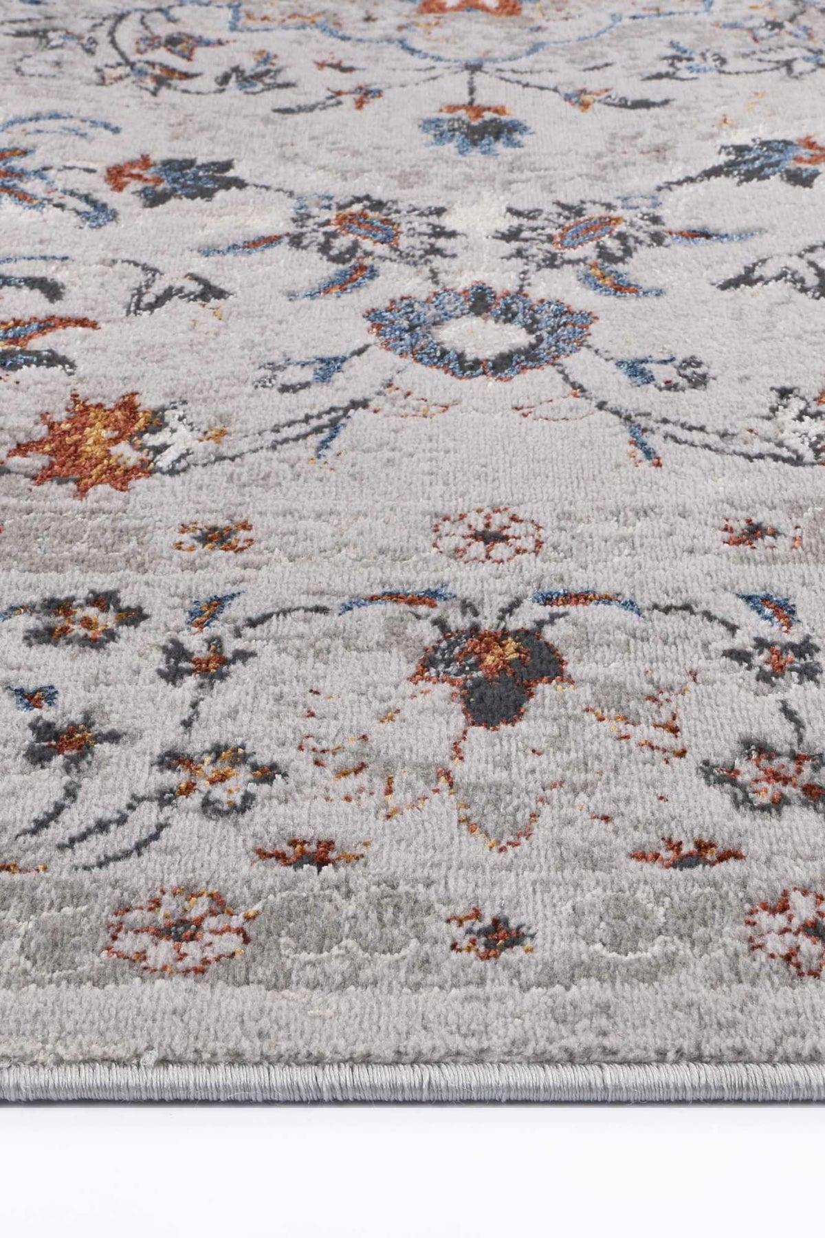 Lisbon Ava Ivory & Red Traditional Rug