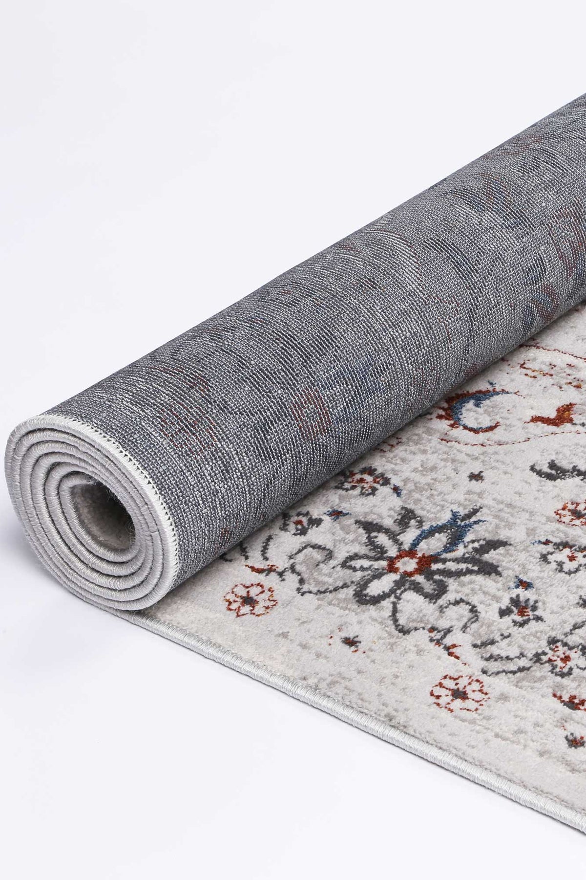 Lisbon Ava Ivory & Red Traditional Rug
