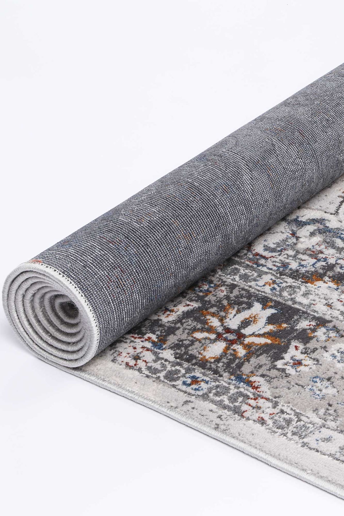 Lisbon Ava Ivory & Blue Traditional Rug