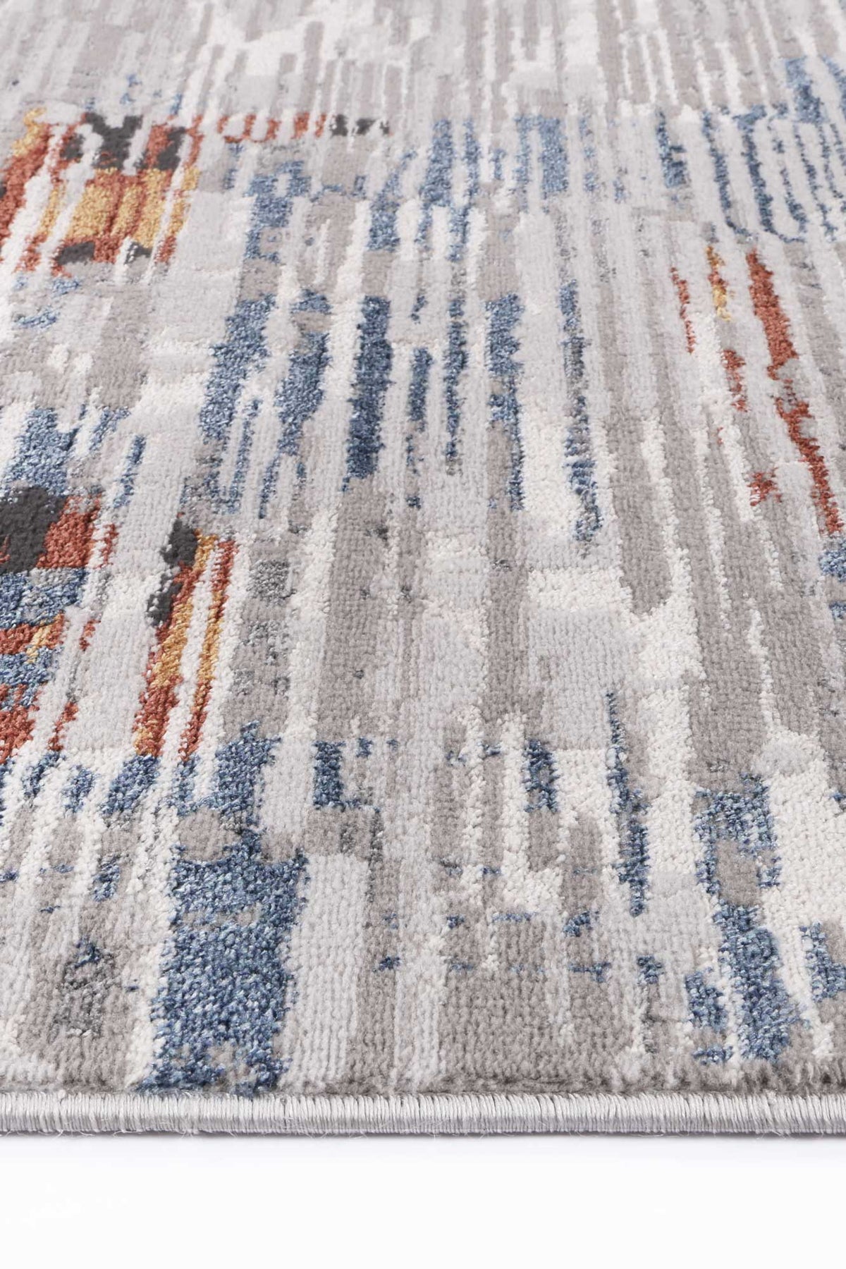 Lisbon Michael Grey & Multi Abstract Rug