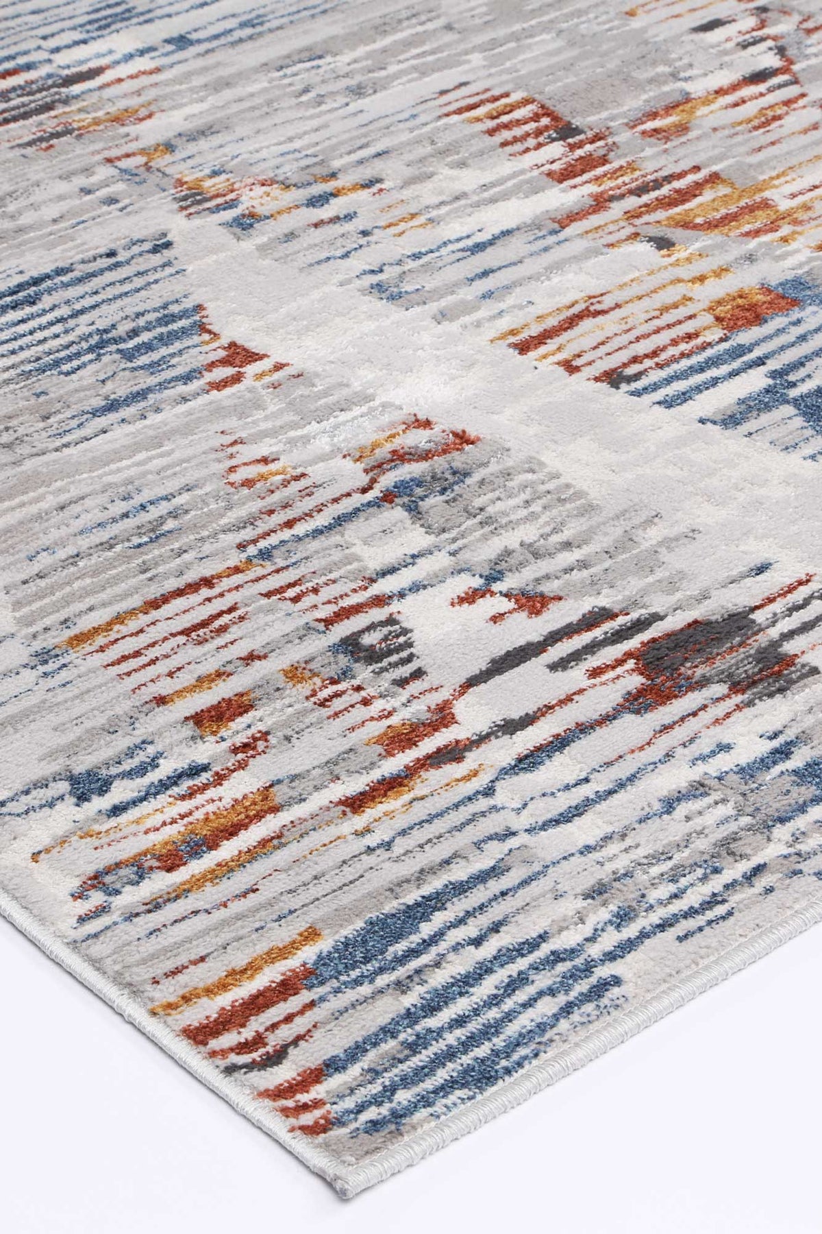 Lisbon Michael Grey & Multi Abstract Rug