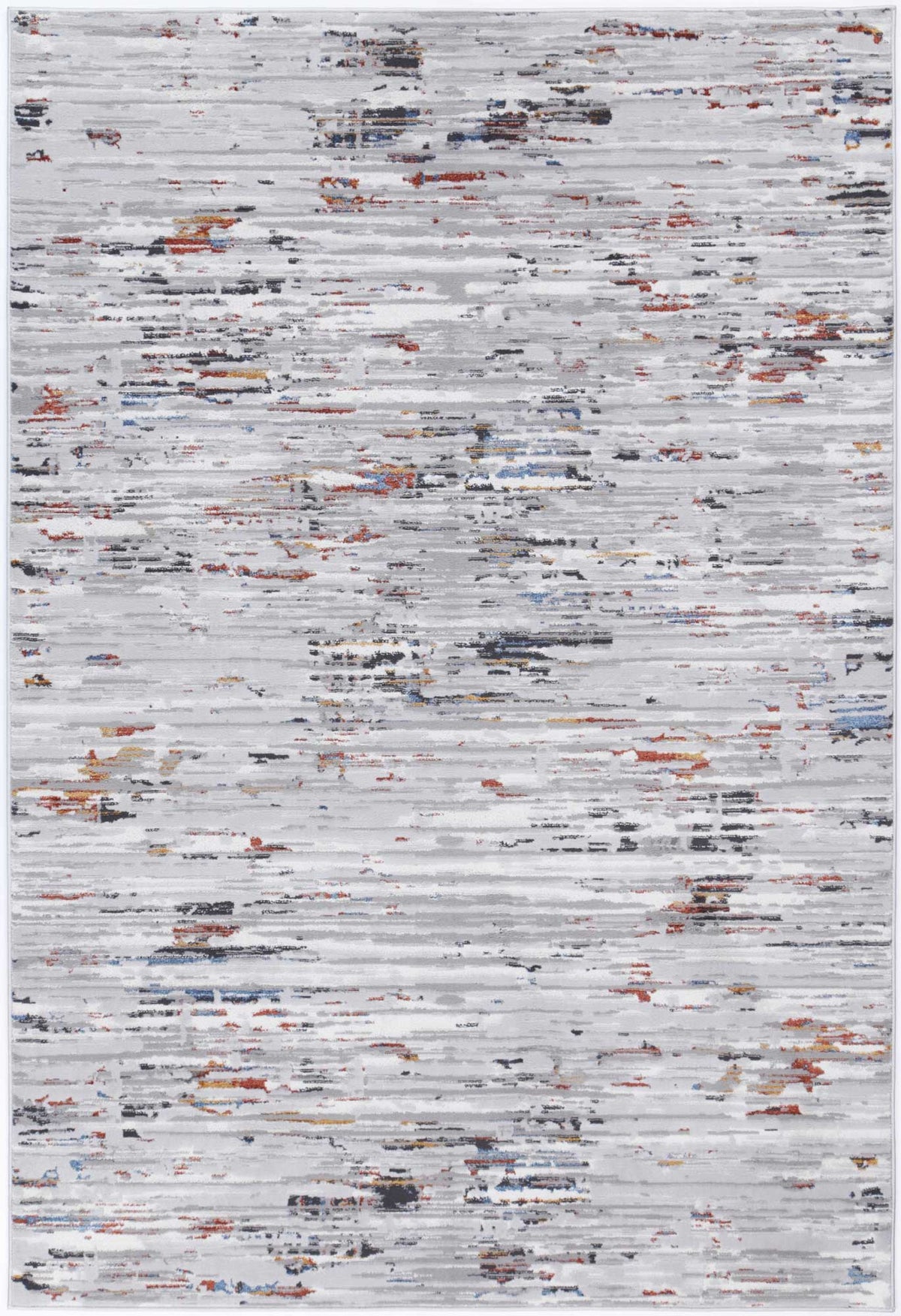 Lisbon Thomas Grey & Multi Abstract Rug