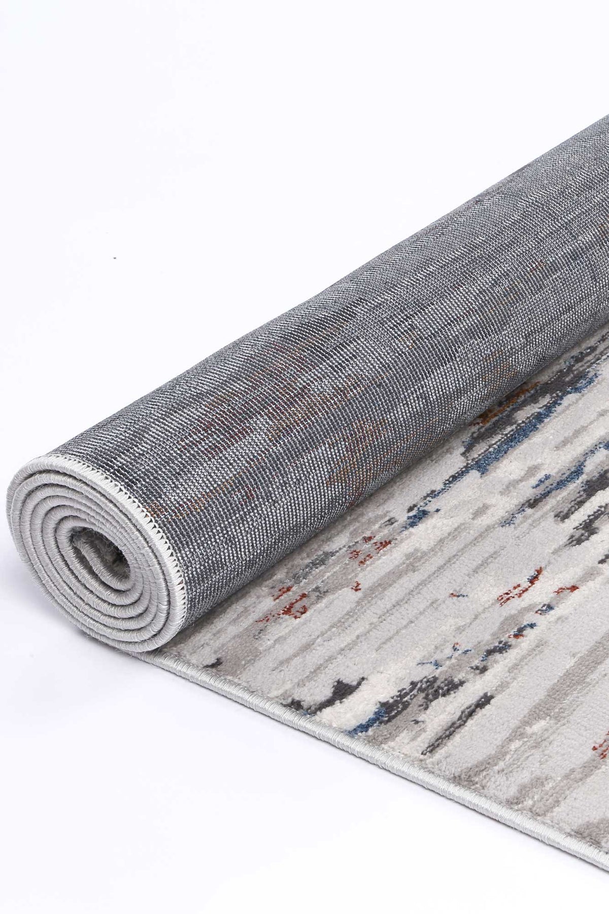 Lisbon Thomas Grey & Multi Abstract Rug