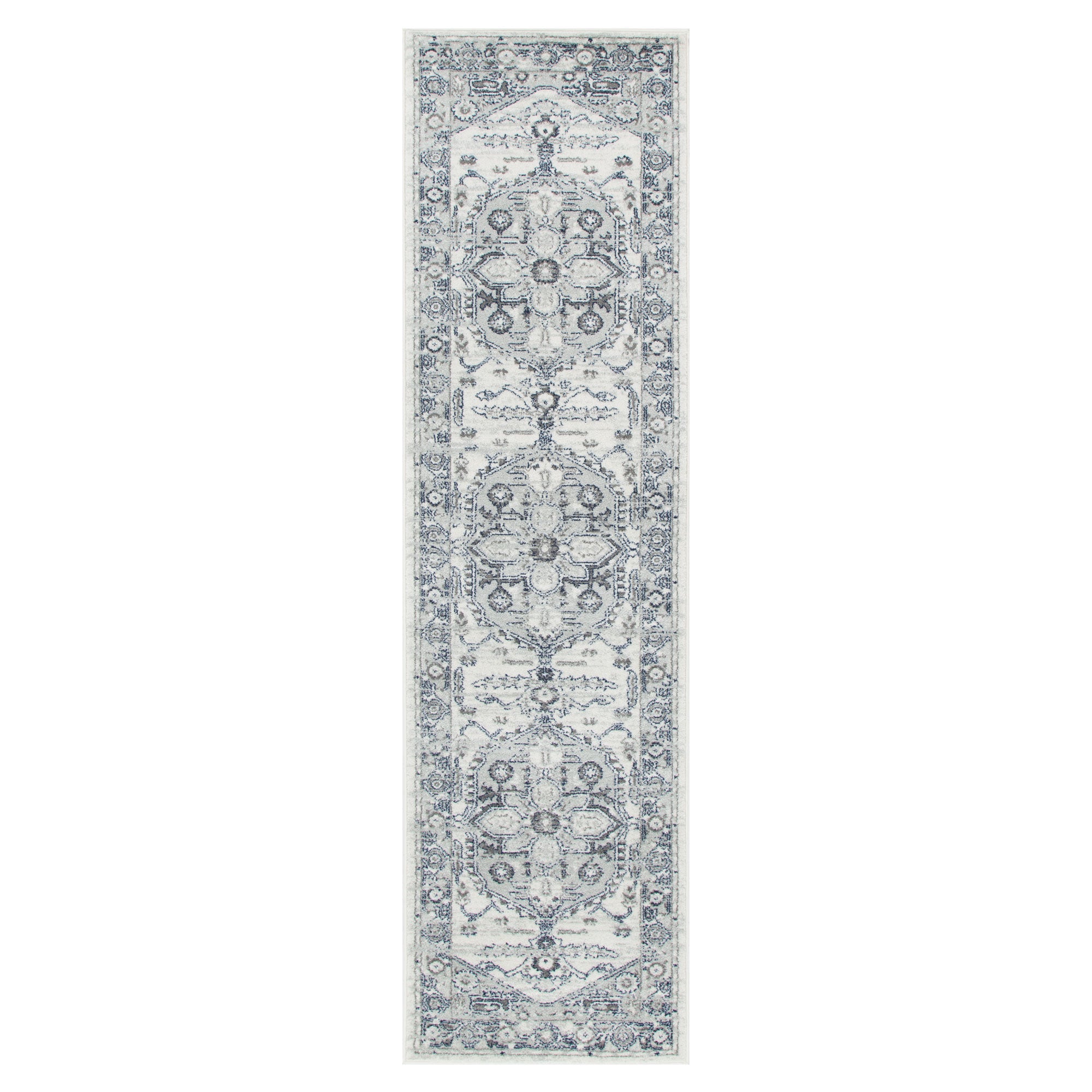 Provence Gaul Traditional Grey & Cream Rug â€“ PROV08