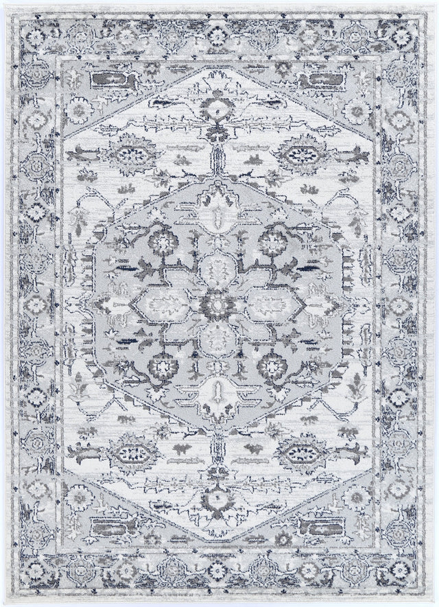 Avignon Gaul Traditional Grey & Cream Rug â€“ PROV08