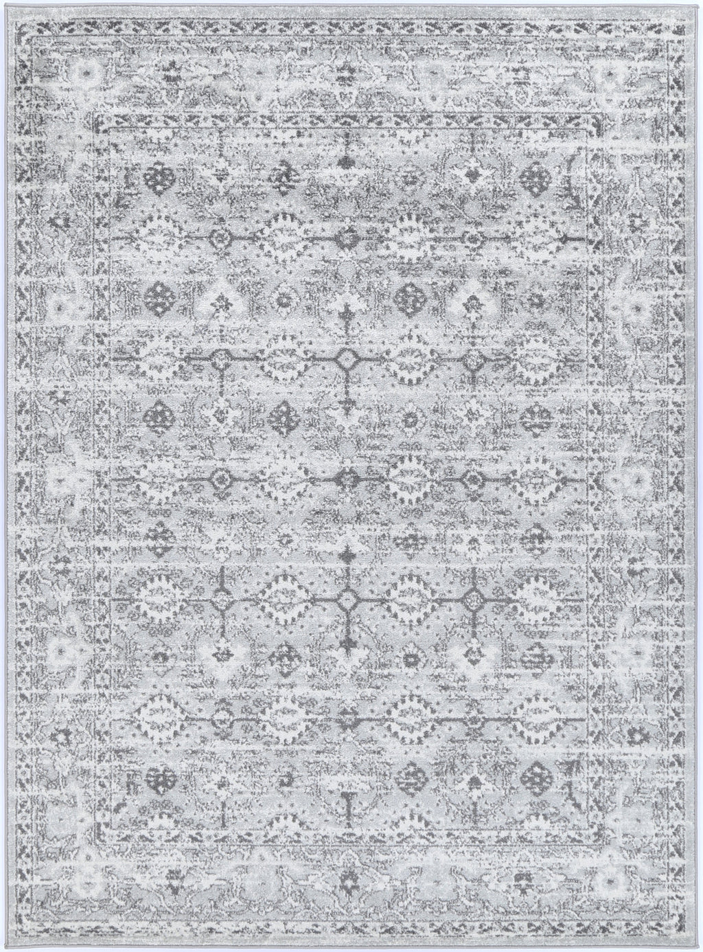 Provence Montpellier Grey Traditional Rug - PROV09