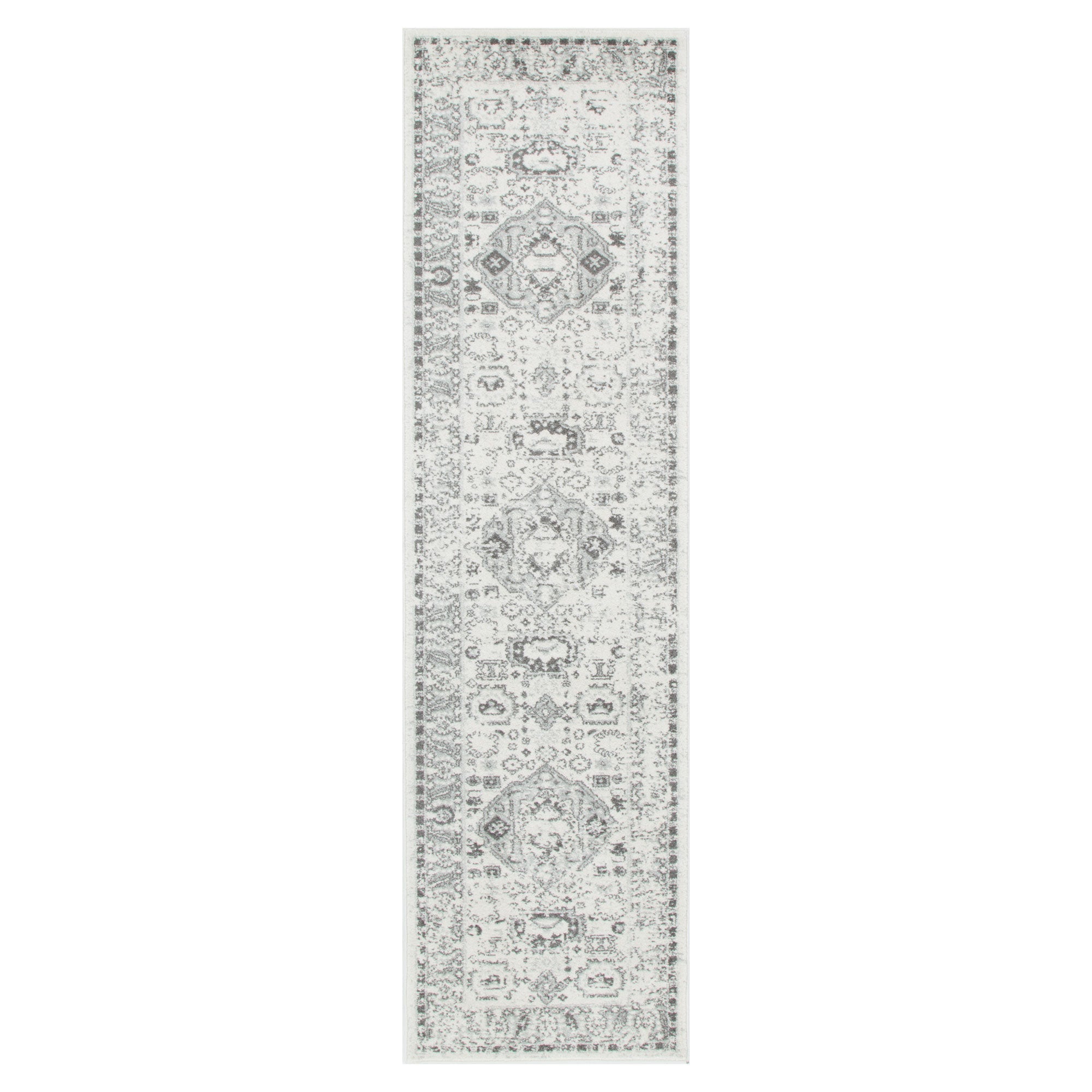 Provence Trellis Cream & Light Grey Rug - PROV10