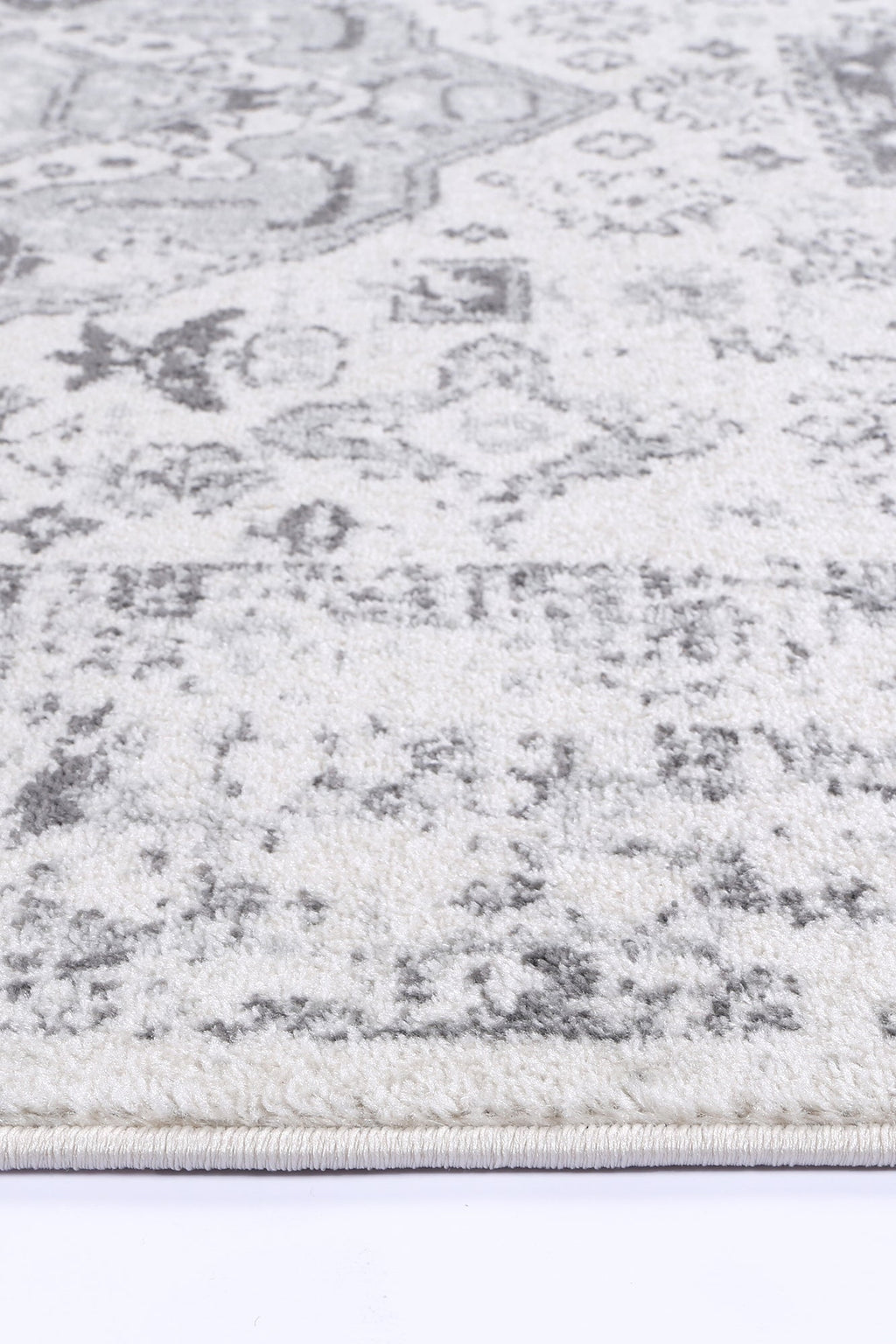 Provence Trellis Cream & Light Grey Rug - PROV10