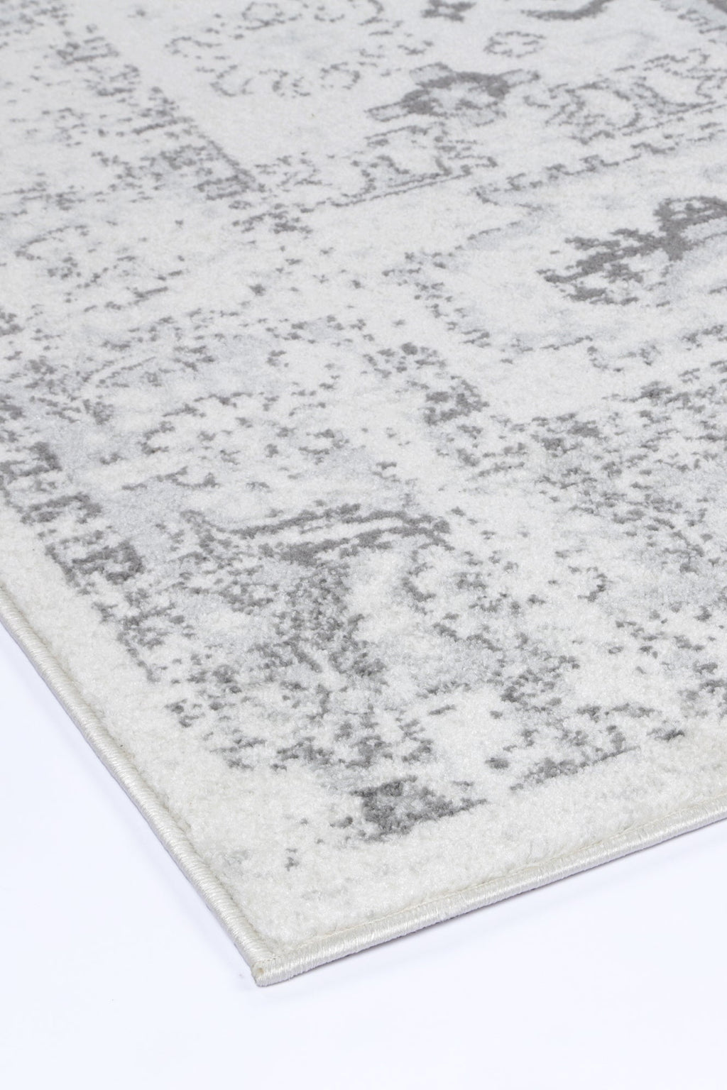 Provence Trellis Cream & Light Grey Rug - PROV10