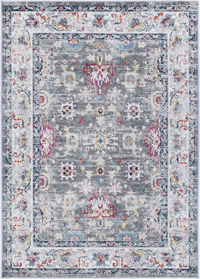 Avignon Somerset Grey Multi Traditional Rug - PROV19