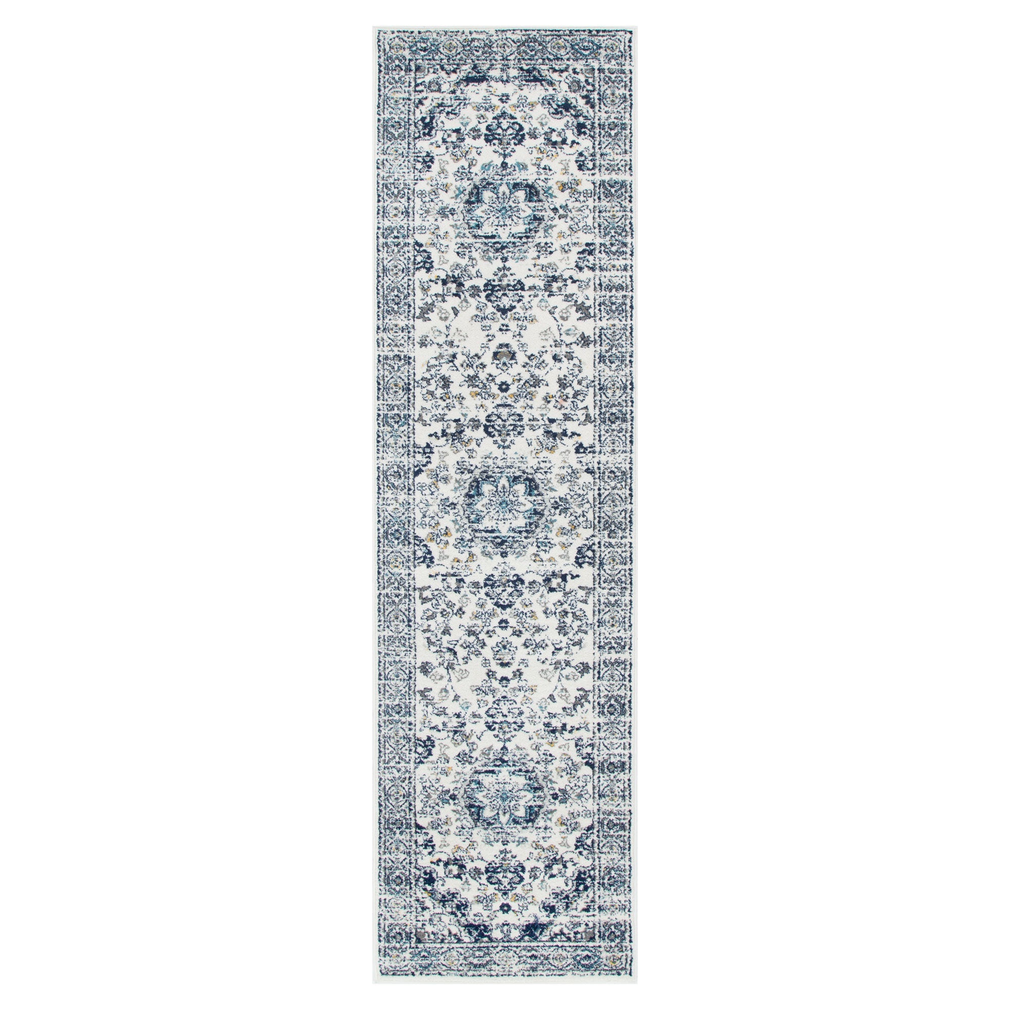 Provence Alpes Navy Multi Traditional Rug - PROV22