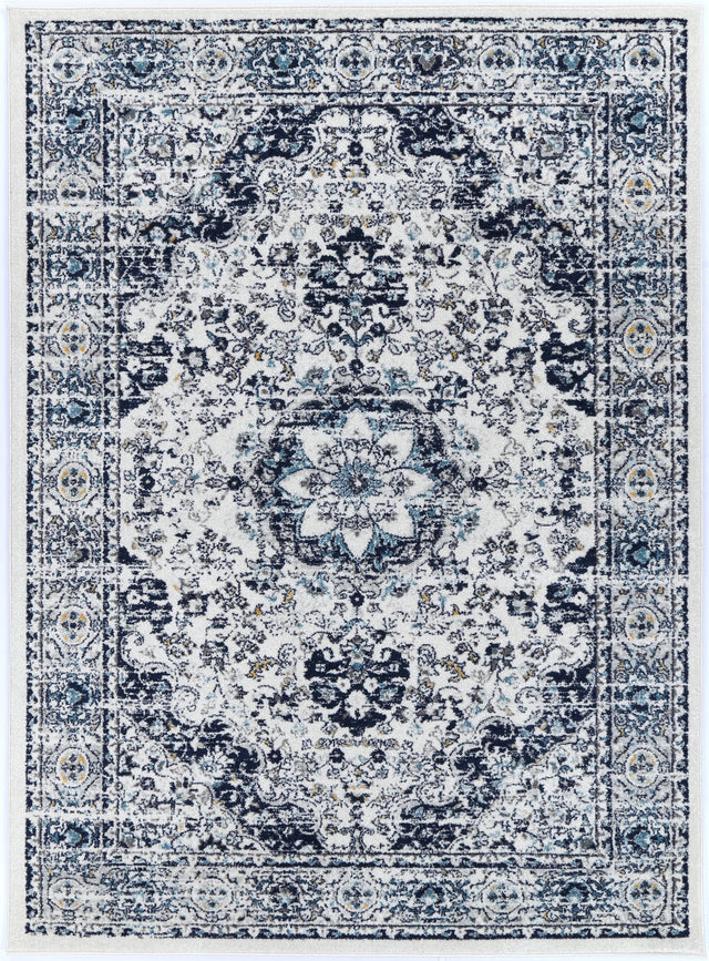 Avignon Alpes Navy Multi Traditional Rug - PROV22