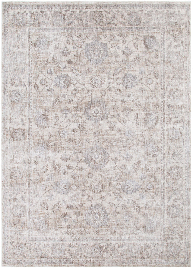 Solene Grand Beige & Blue Transitional Rug - S300