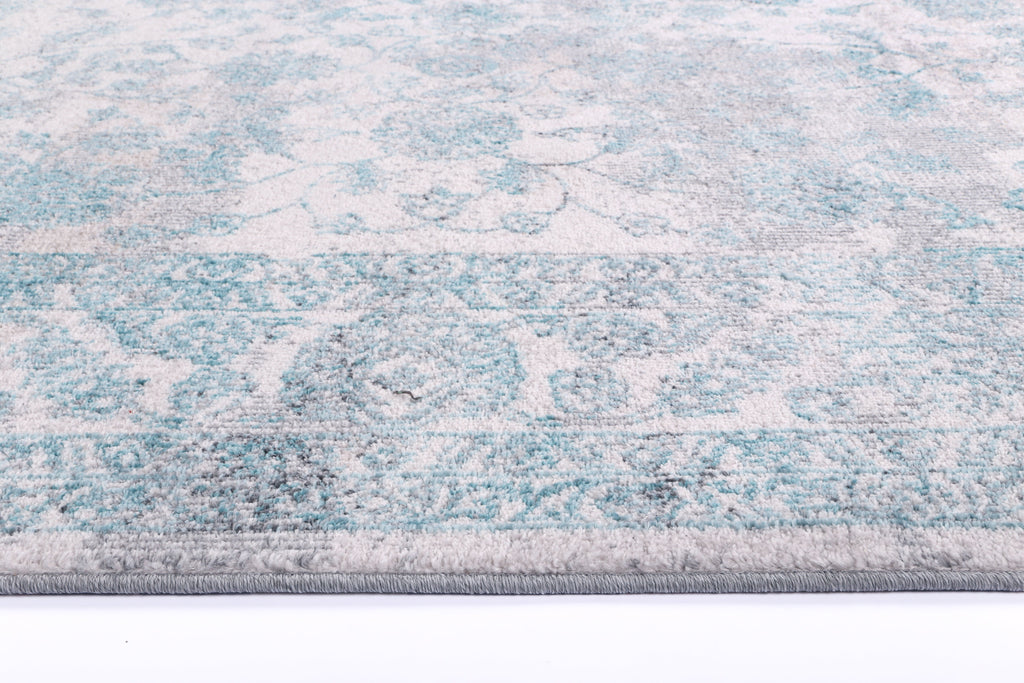 Salsa Peony Ivory & Blue Transitional Rug