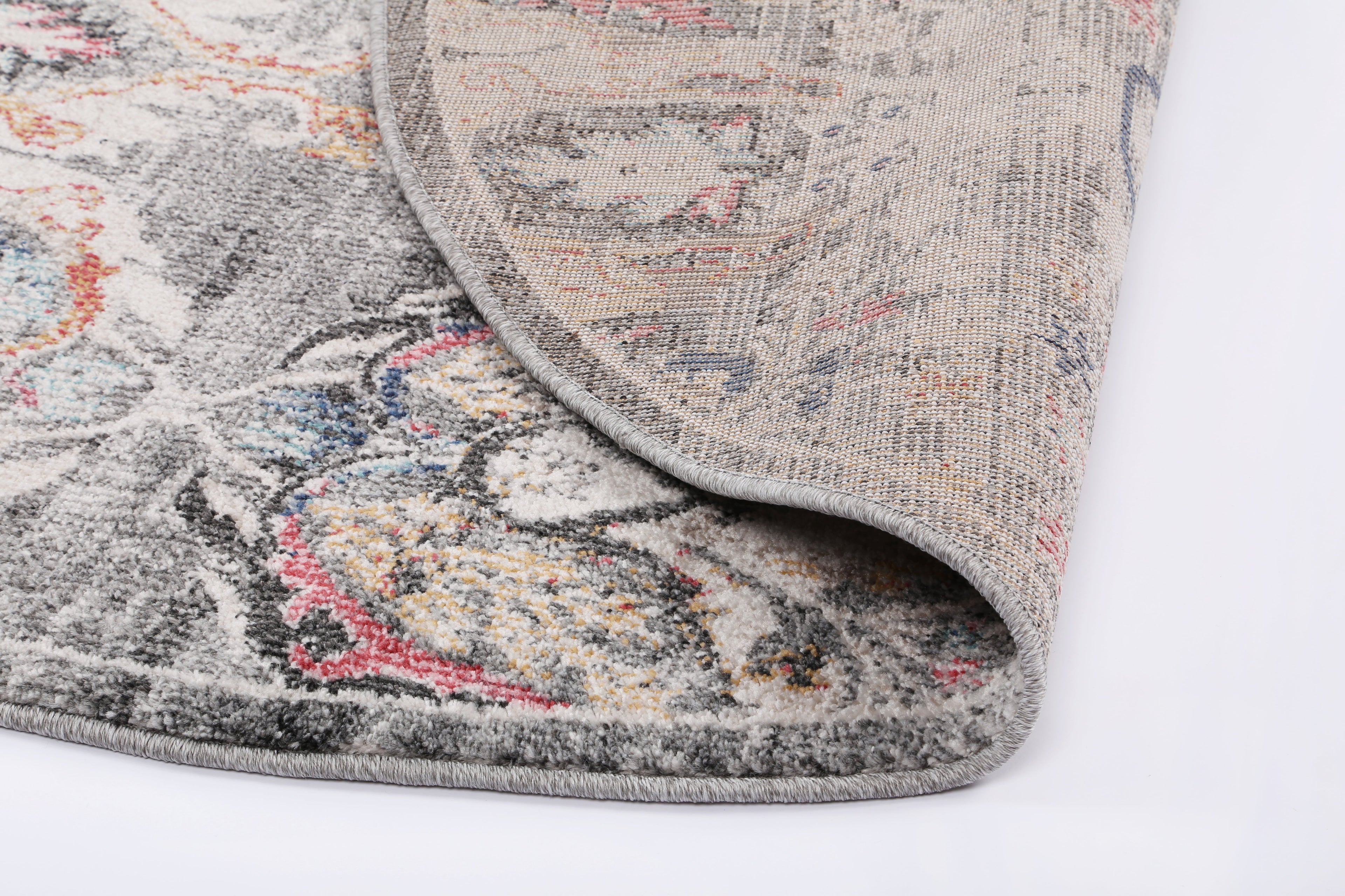 Salsa Lyndurst Transitional Muted Multi Round Rug