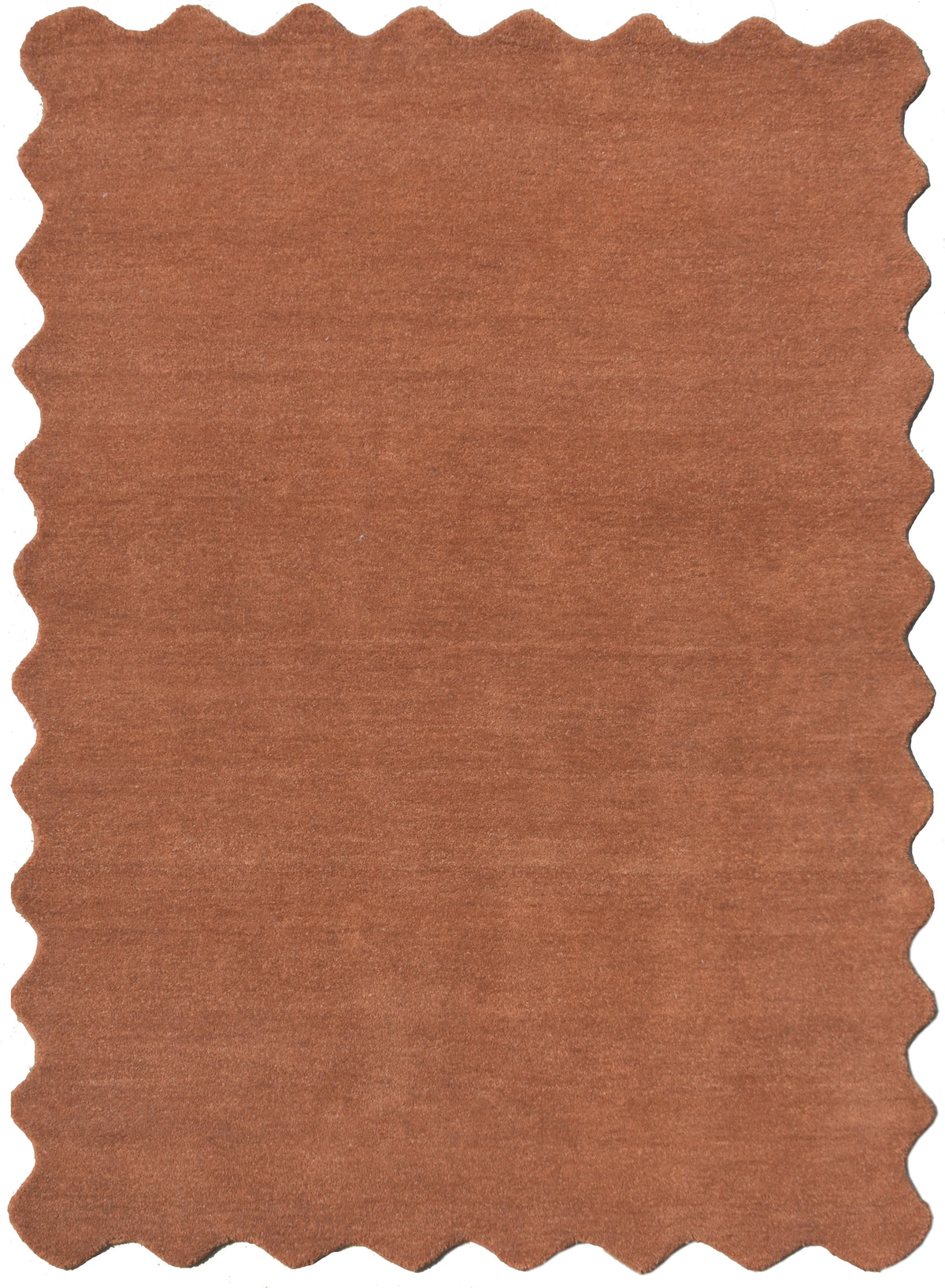Fluted Rust rug