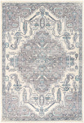 Sicily Avola Grey & Blue Transitional Rug